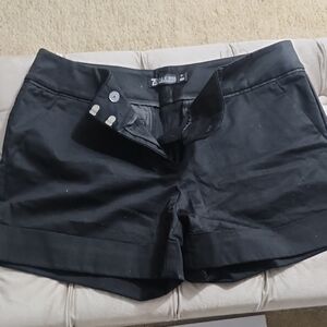 Zara Black High Waist Shorts with Tailored Look